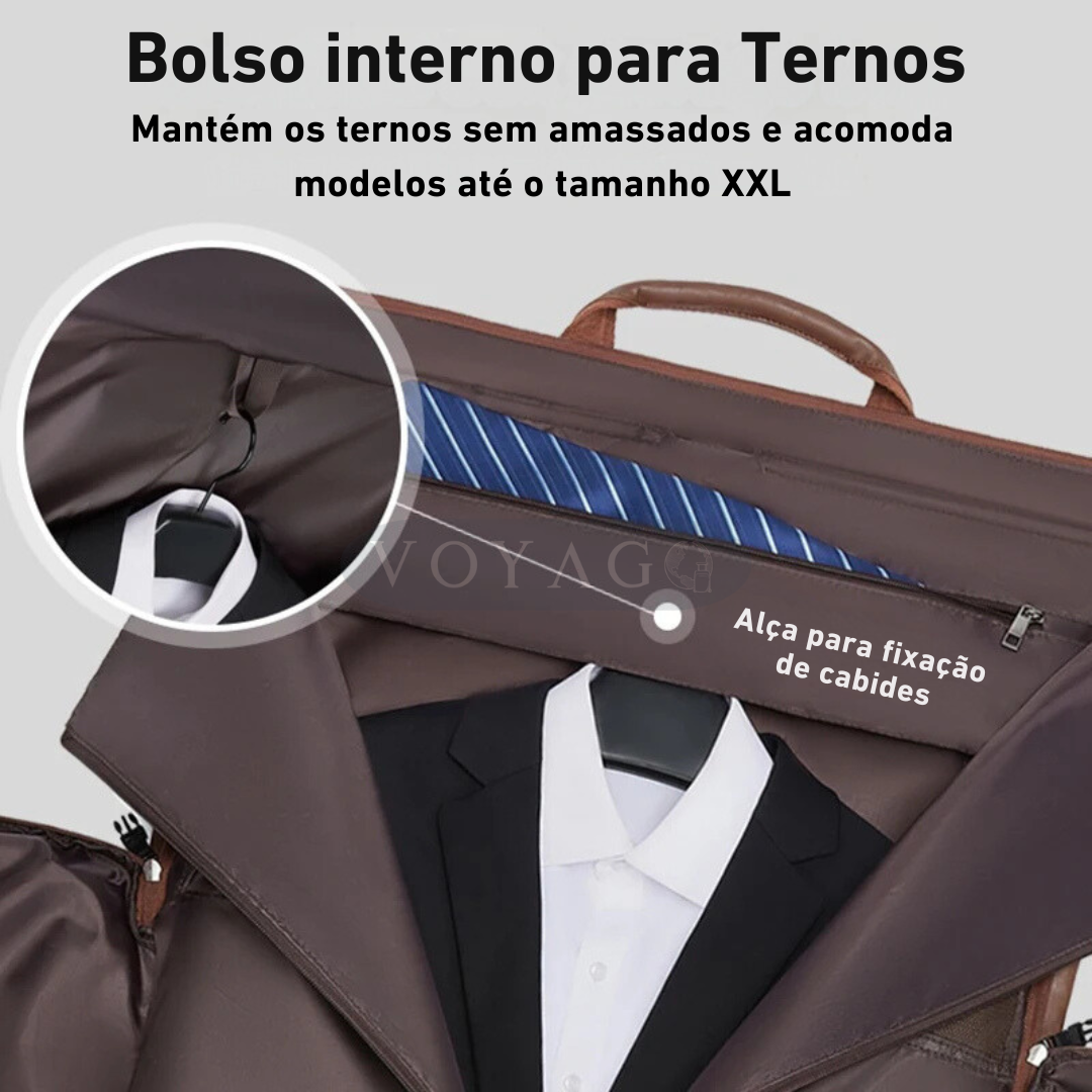 Bolsa de Mão Executiva em Couro - Voyago