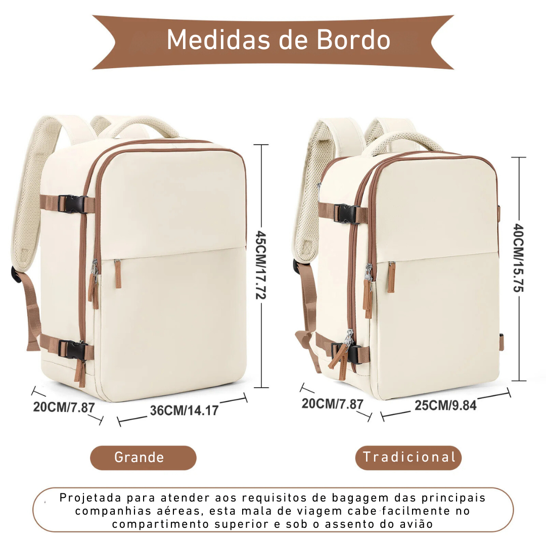 Mochila de Viagem Feminina Casual - Voyago