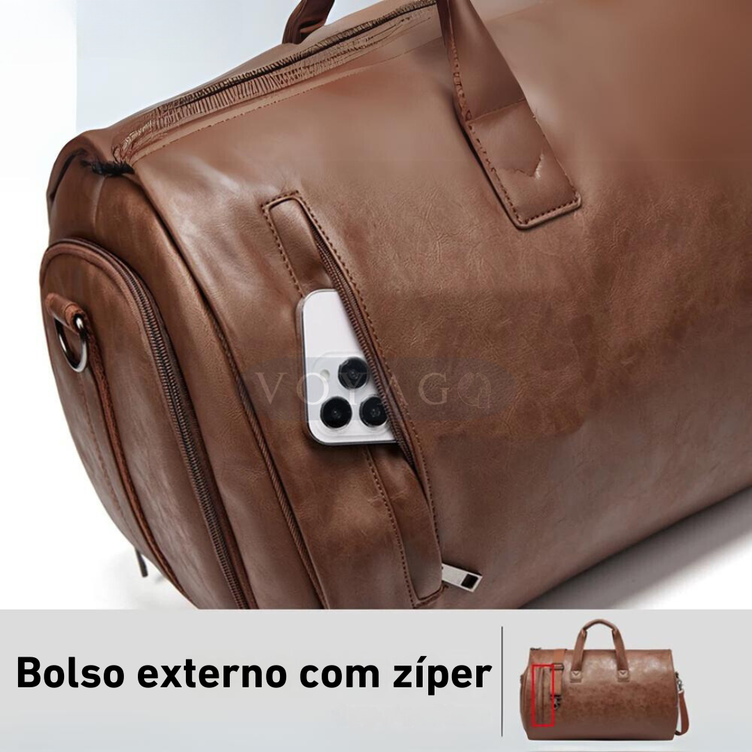 Bolsa de Mão Executiva em Couro - Voyago