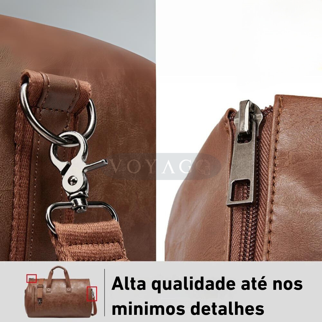 Bolsa de Mão Executiva em Couro - Voyago